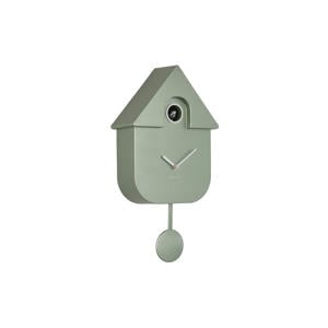 wandkllok Modern Cuckoo Metallic