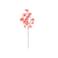 Present Time kunstbloem Stem - roze
