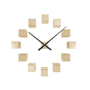 wandklok DIY Cubic Metallic 
