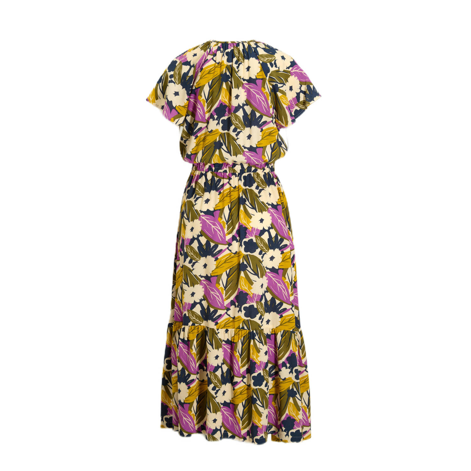 Imagine maxi crinkle jurk bloemenprint
