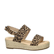 thumbnail: Dolcis   espadrilles met panterprint beige/zwart