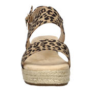 thumbnail: Dolcis   espadrilles met panterprint beige/zwart