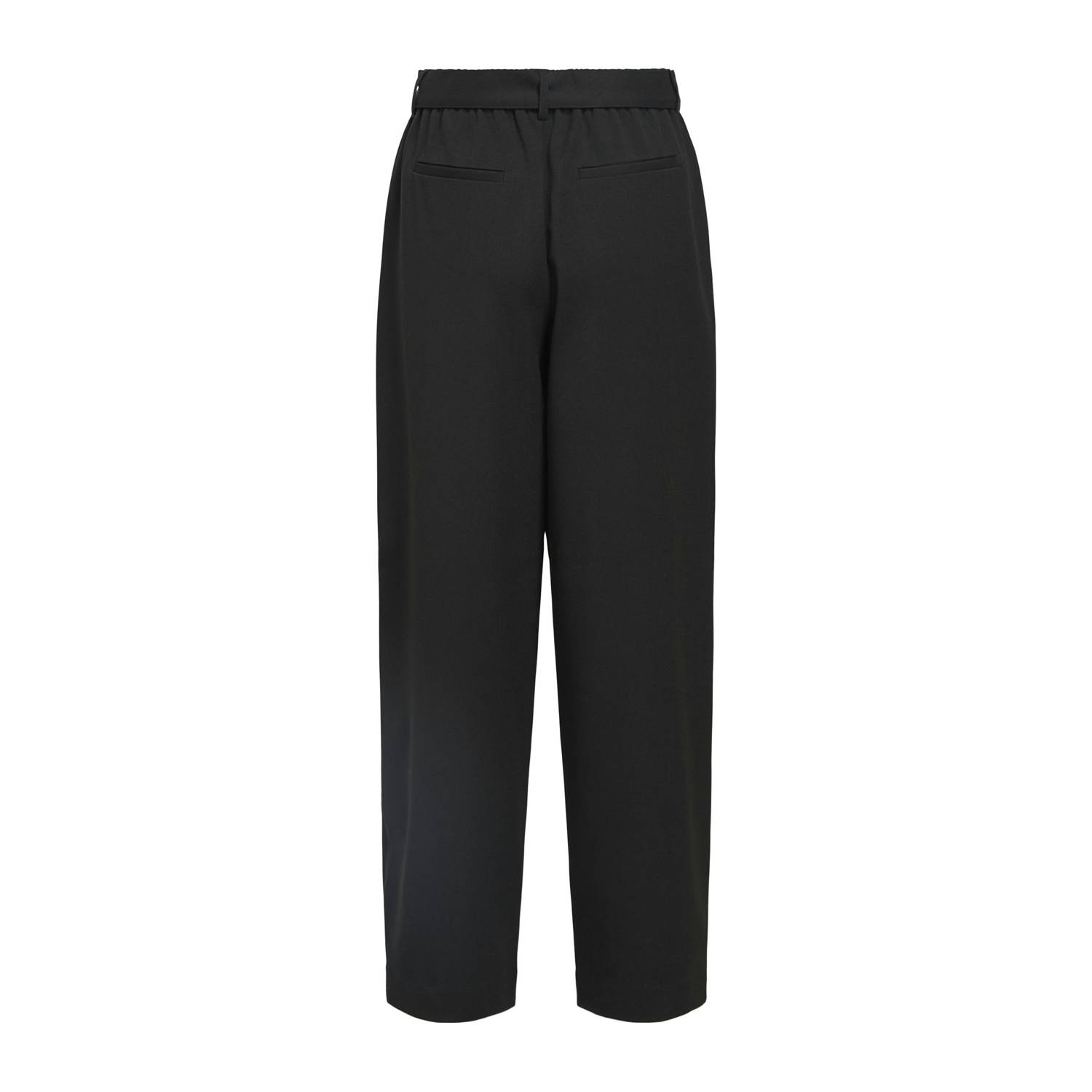 OBJECT straight pantalon zwart