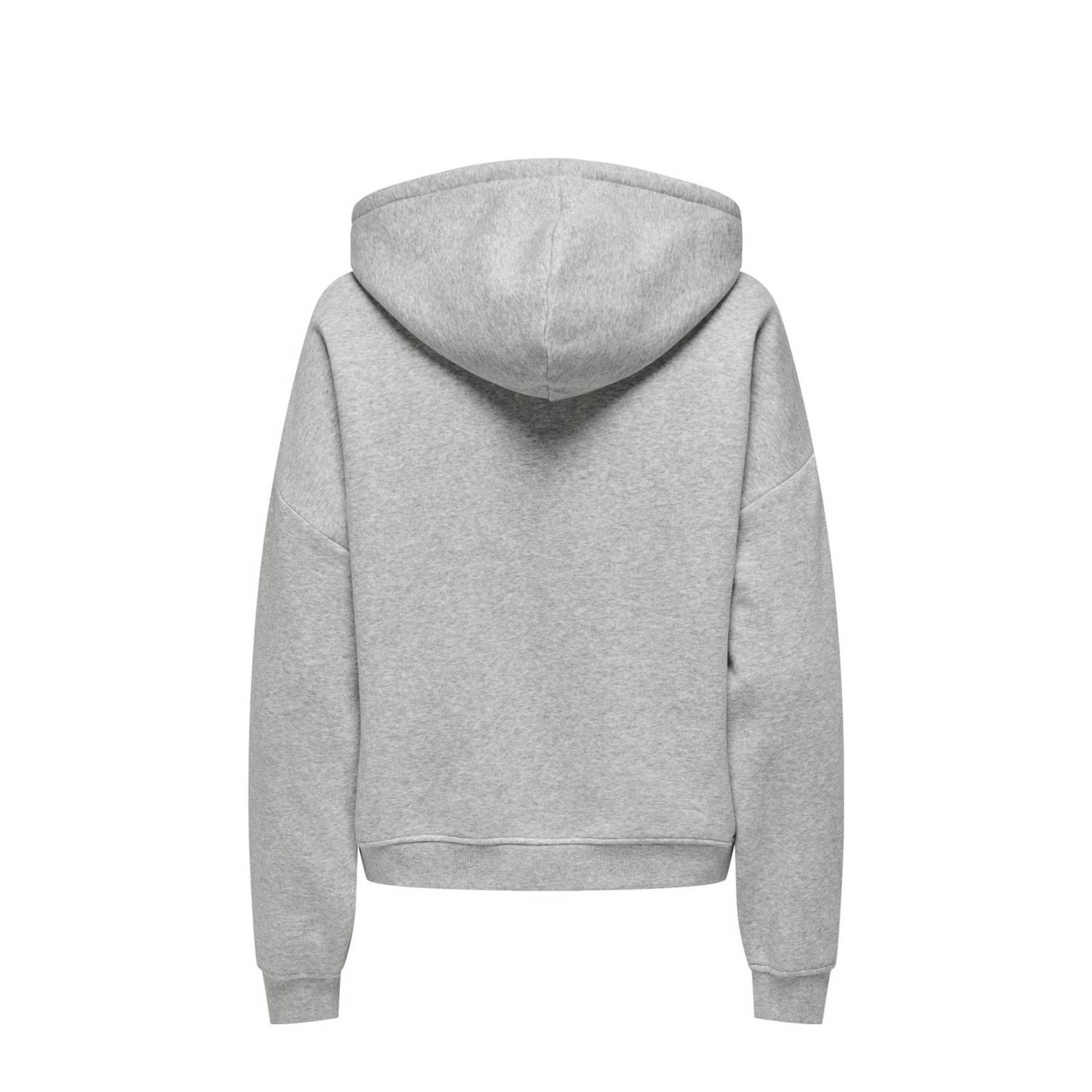 ONLY hoodie lichtgrijs