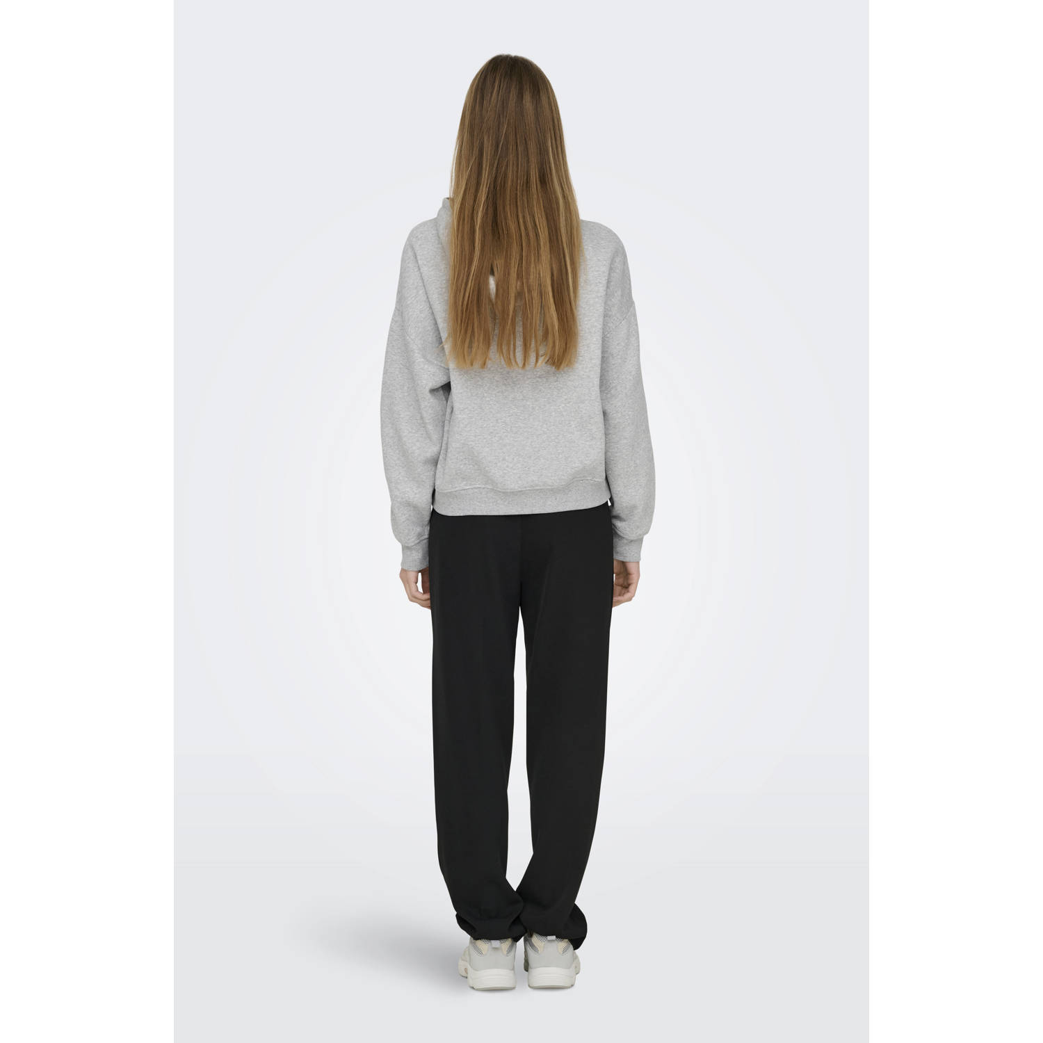 ONLY hoodie lichtgrijs