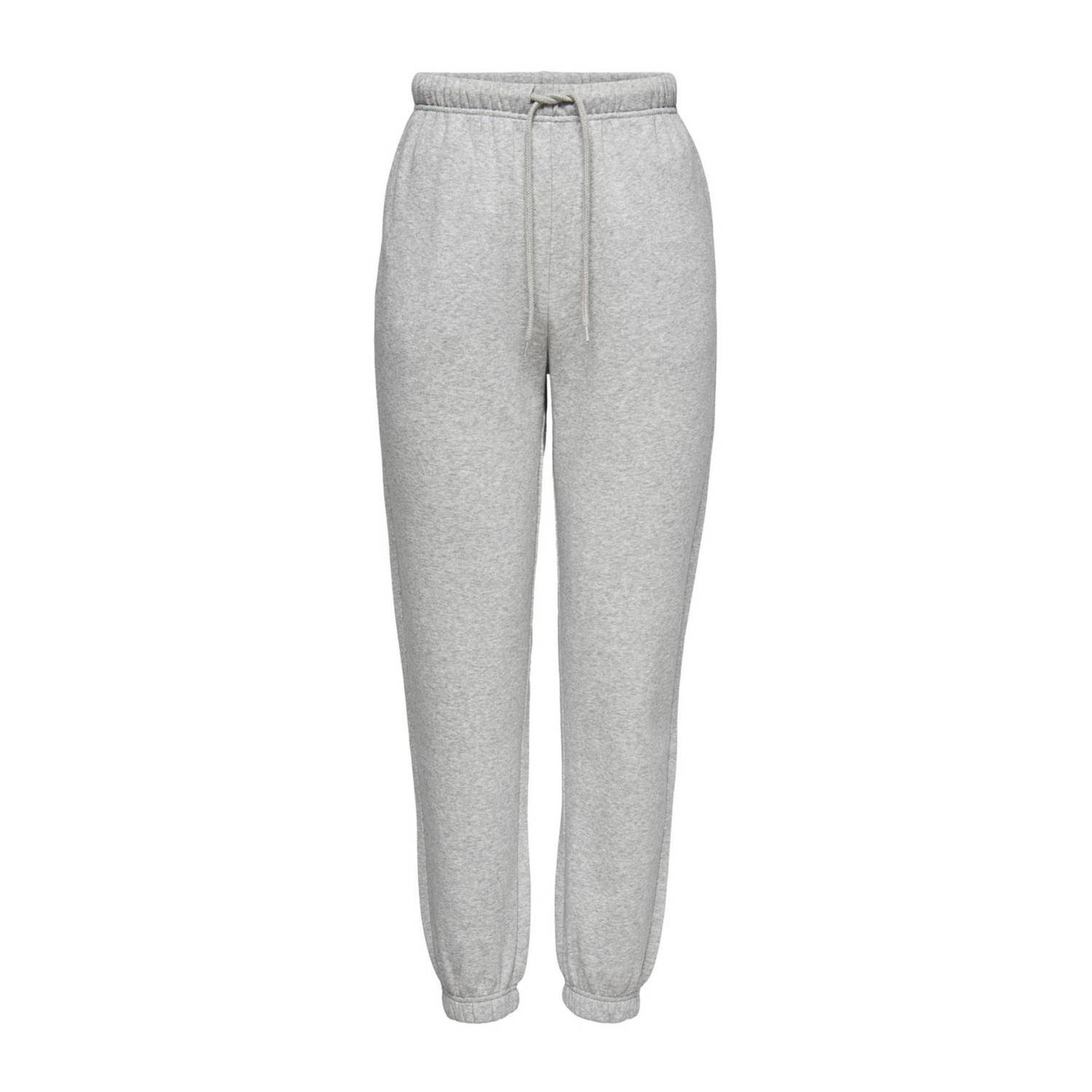 ONLY relaxed fit joggingbroek lichtgrijs