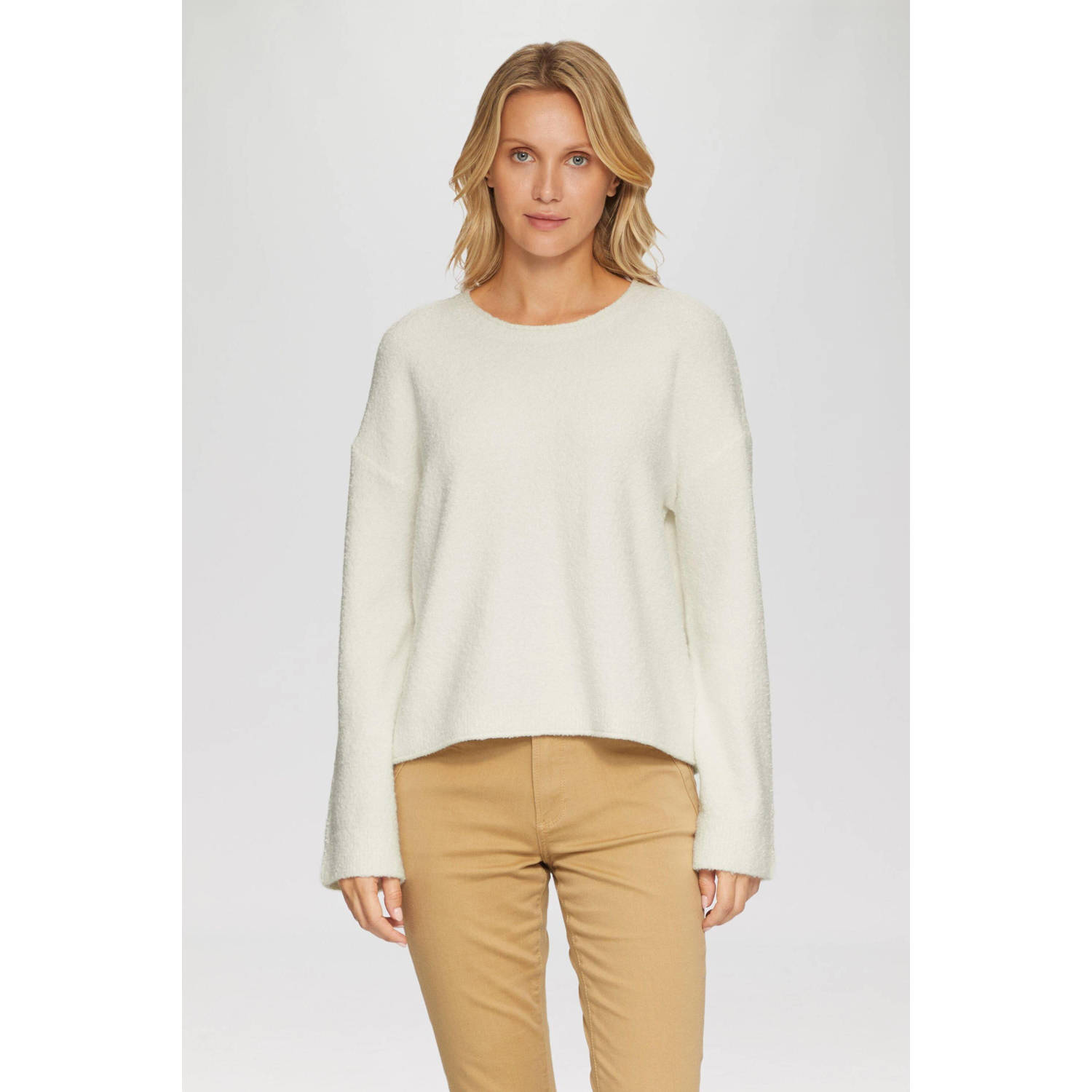 S.Oliver Gebreide trui in bouclé-look