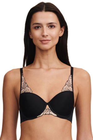 voorgevormde beugelbh Tattoo Love zwart/beige