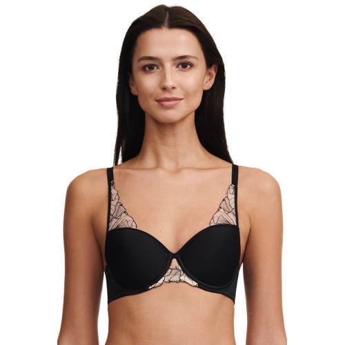 Chantelle Pulp voorgevormde beugelbh Tattoo Love zwart/beige afbeelding