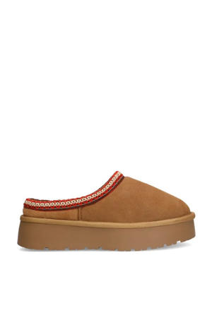 suède clogs beige