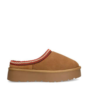suède clogs beige