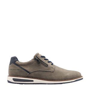   nubuck veterschoenen grijs