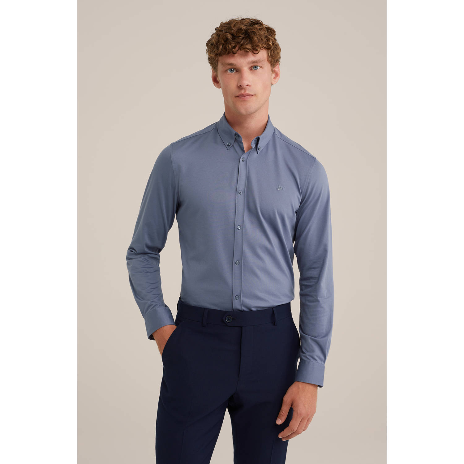 WE Fashion overhemd blue flint
