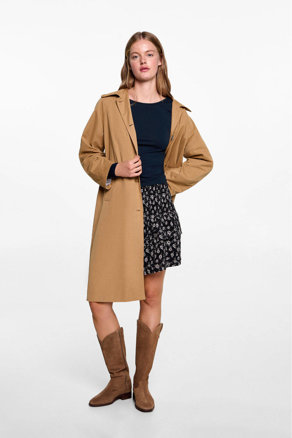 Top Mango Open Rug MANGO TEEN top met open rug marineblauw | wehkamp