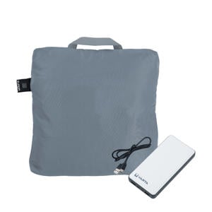 Warmigo warmtekussen Grijs incl. Powerbank (45x45)