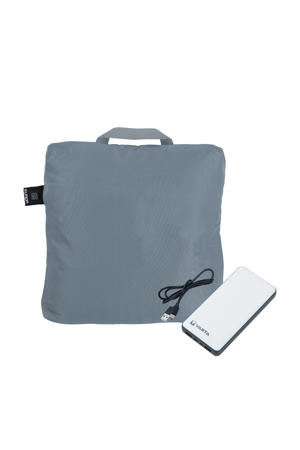 Warmigo warmtekussen Grijs incl. Powerbank (45x45)