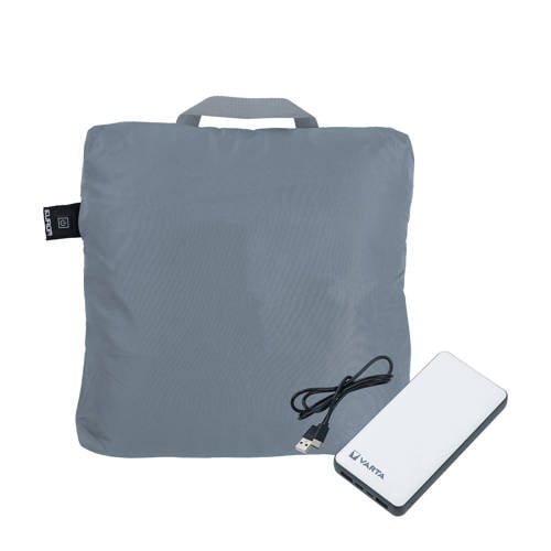 Eurom Warmigo warmtekussen Grijs incl. Powerbank (45x45) - Grijs