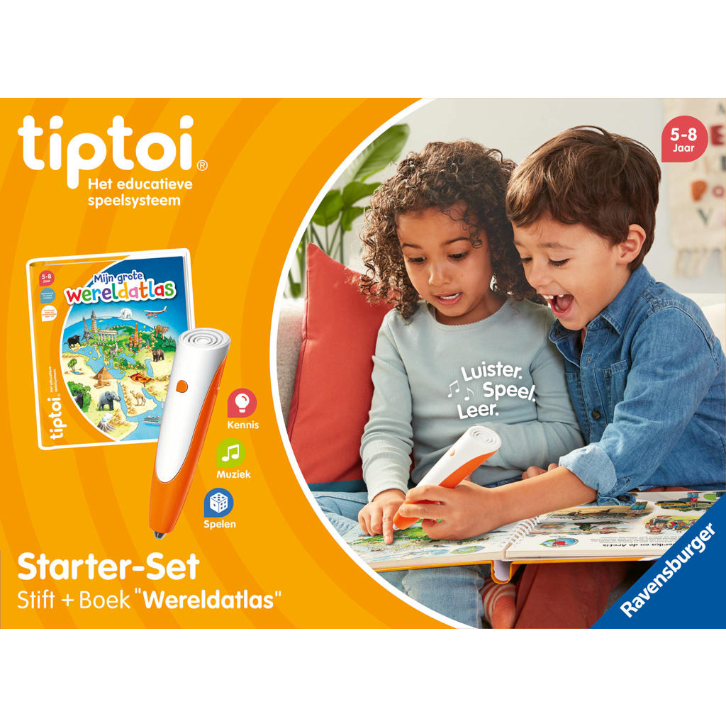 Ravensburger Tiptoi Starter-Set Mijn grote wereldatlas
