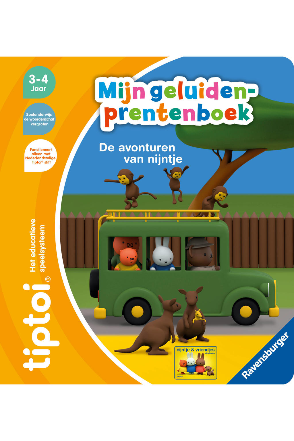 Ravensburger Tiptoi Mijn geluiden prentenboek: De avonturen van nijntje