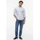 Tommy Hilfiger gestreepte regular oxford overhemd blauw