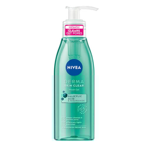 Wehkamp NIVEA Derma Skin Clear Wash Gel 150 ml aanbieding