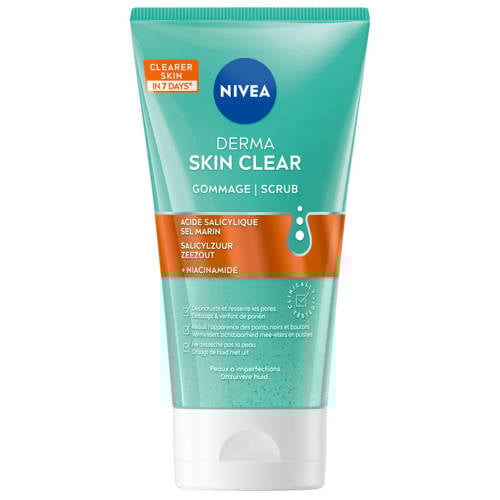 Wehkamp NIVEA Derma Skin Clear Scrub 150 ml aanbieding
