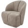 WOOOD Mojo Draaifauteuil - Ribstof - Honing Geel - 75x68x77