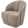 WOOOD WOOOD Mojo Draaifauteuil - Ribstof - Ecru - 75x68x77