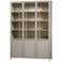 WOOOD Exhibit XL 3-deurs Vitrinekast - Metaal - Bordeauxrood