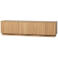 WOOOD WOOOD Zuma Tv-Meubel - Eiken - Transparant - 52x200x45