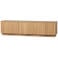 WOOOD Zuma Tv-Meubel - Eiken - Transparant - 52x200x45