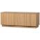 WOOOD Zuma tv-meubel - Push-To-Open - Eiken - Transparant - 52x133x45