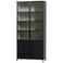 WOOOD WOOOD Exhibit XL 2-deurs Vitrinekast - Metaal - Donkerbruin