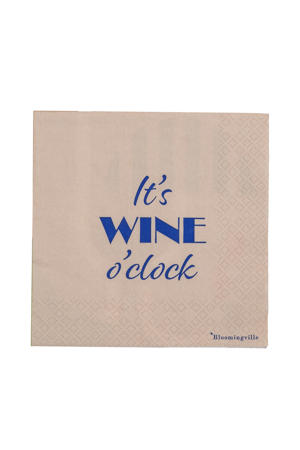 Wine servet (papier) (set van 20)
