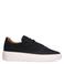 Manfield nubuck sneakers zwart