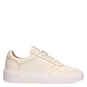 leren sneakers beige