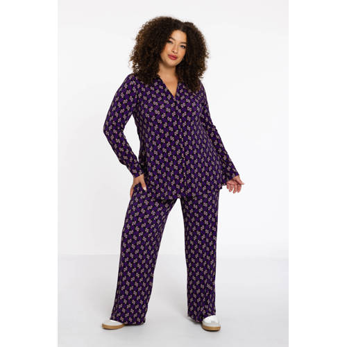 YOEK Lovers Collection blouse met all over print afbeelding