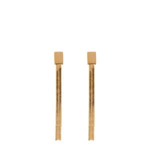 oorbellen Snake Chain goudkleurig