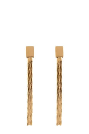 oorbellen Snake Chain goudkleurig