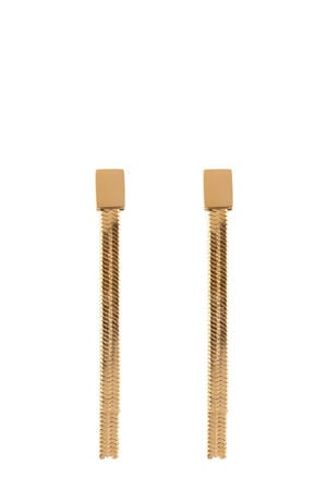 oorbellen Snake Chain goudkleurig