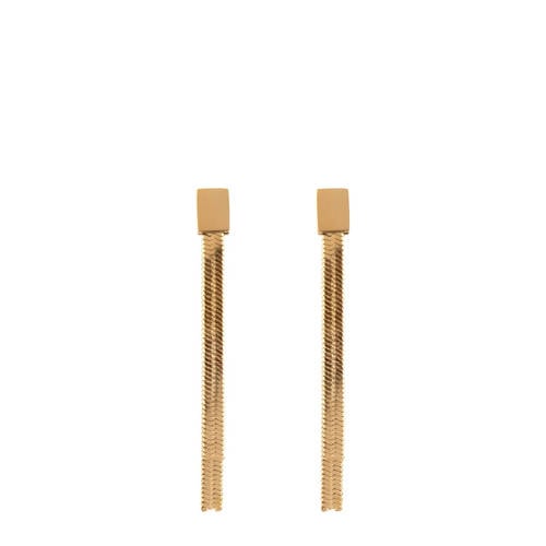Club Manhattan oorbellen Snake Chain goudkleurig afbeelding