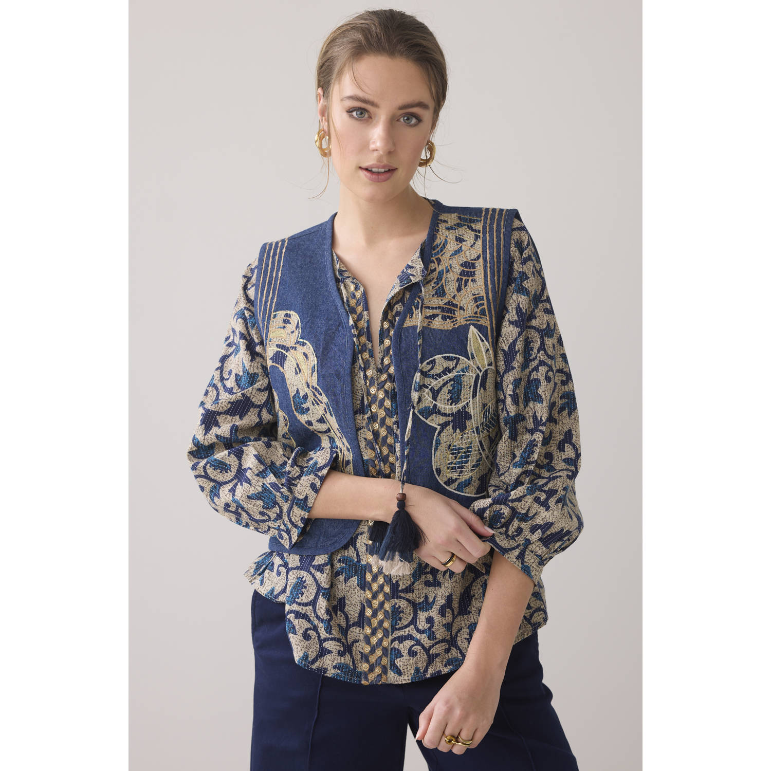 Summum gilet blauw