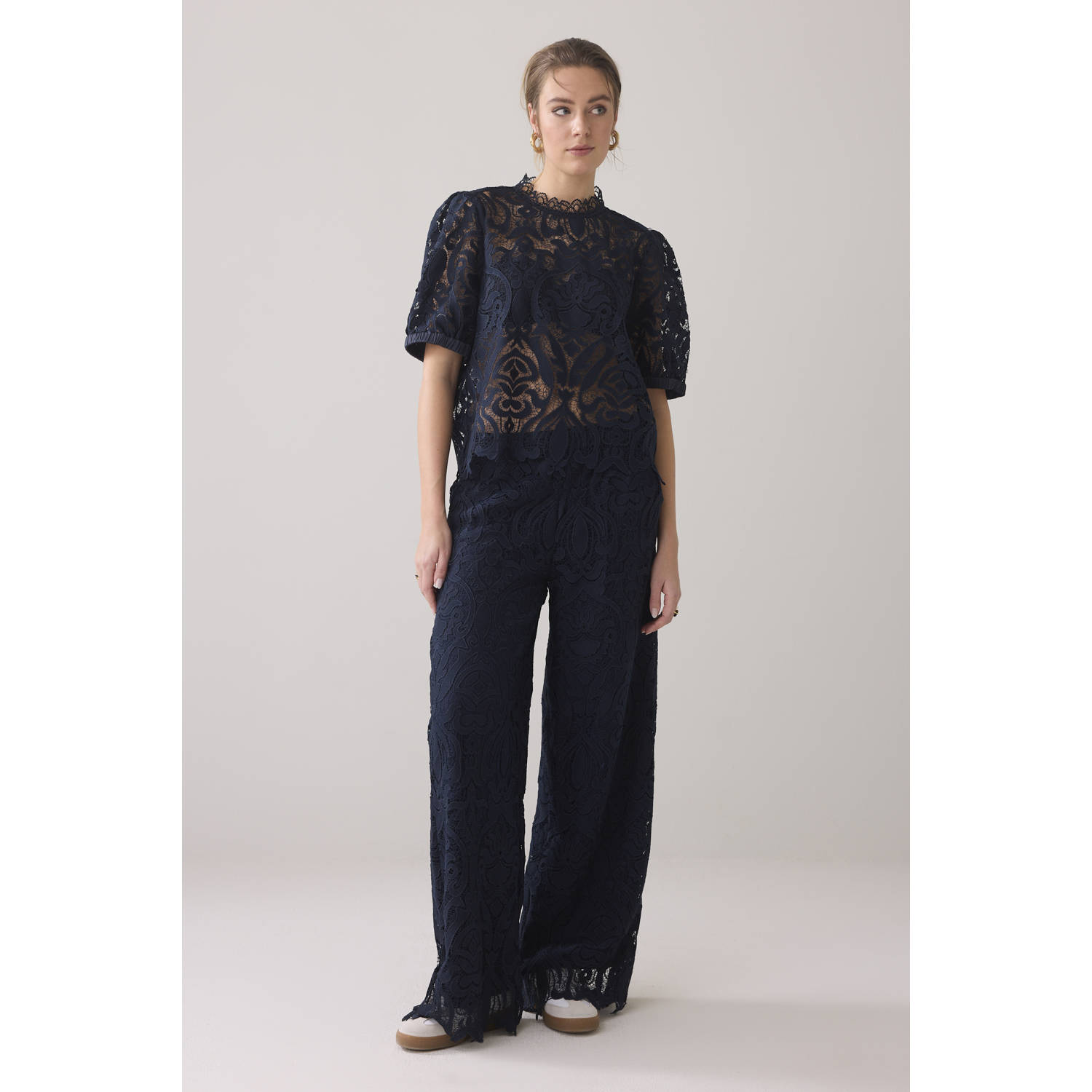 Summum blousetop donkerblauw