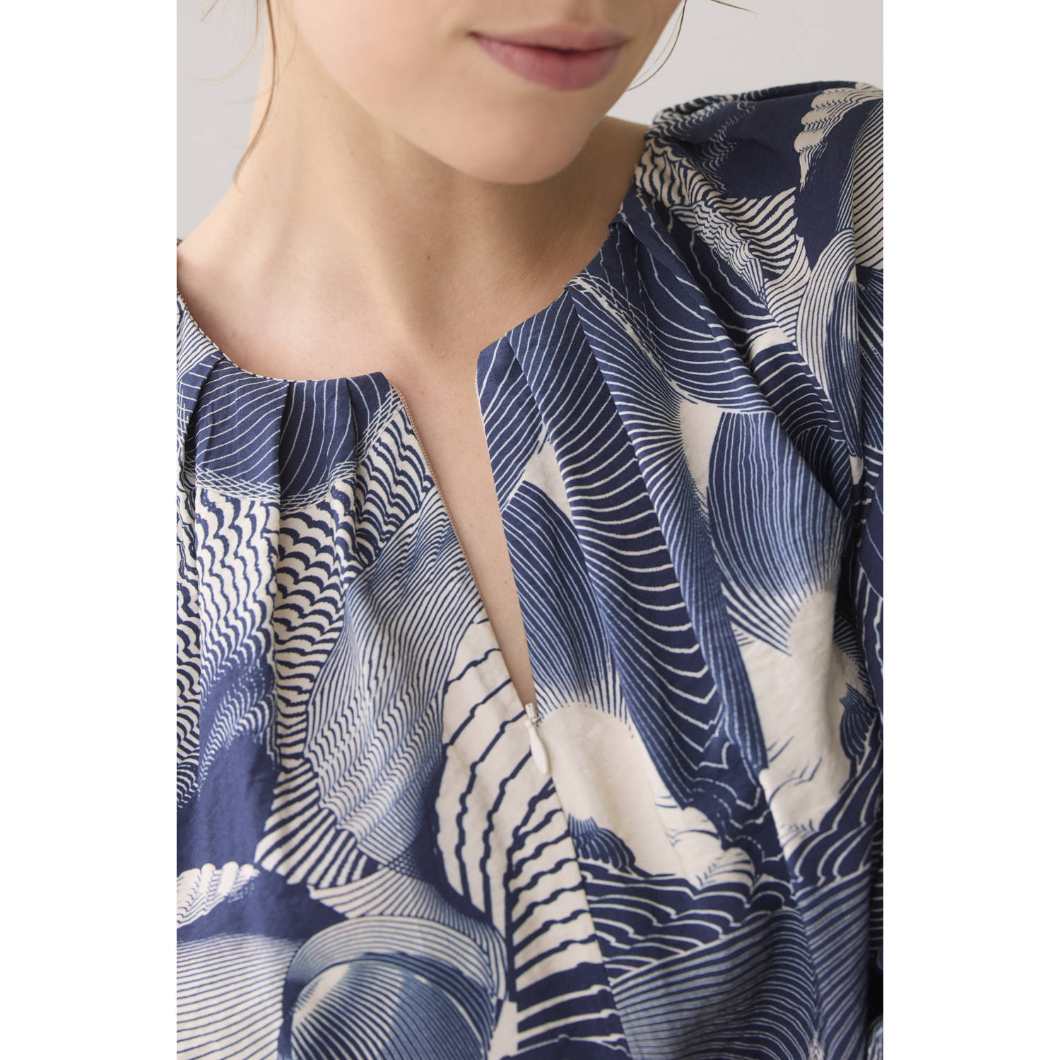 Summum blousetop blauw