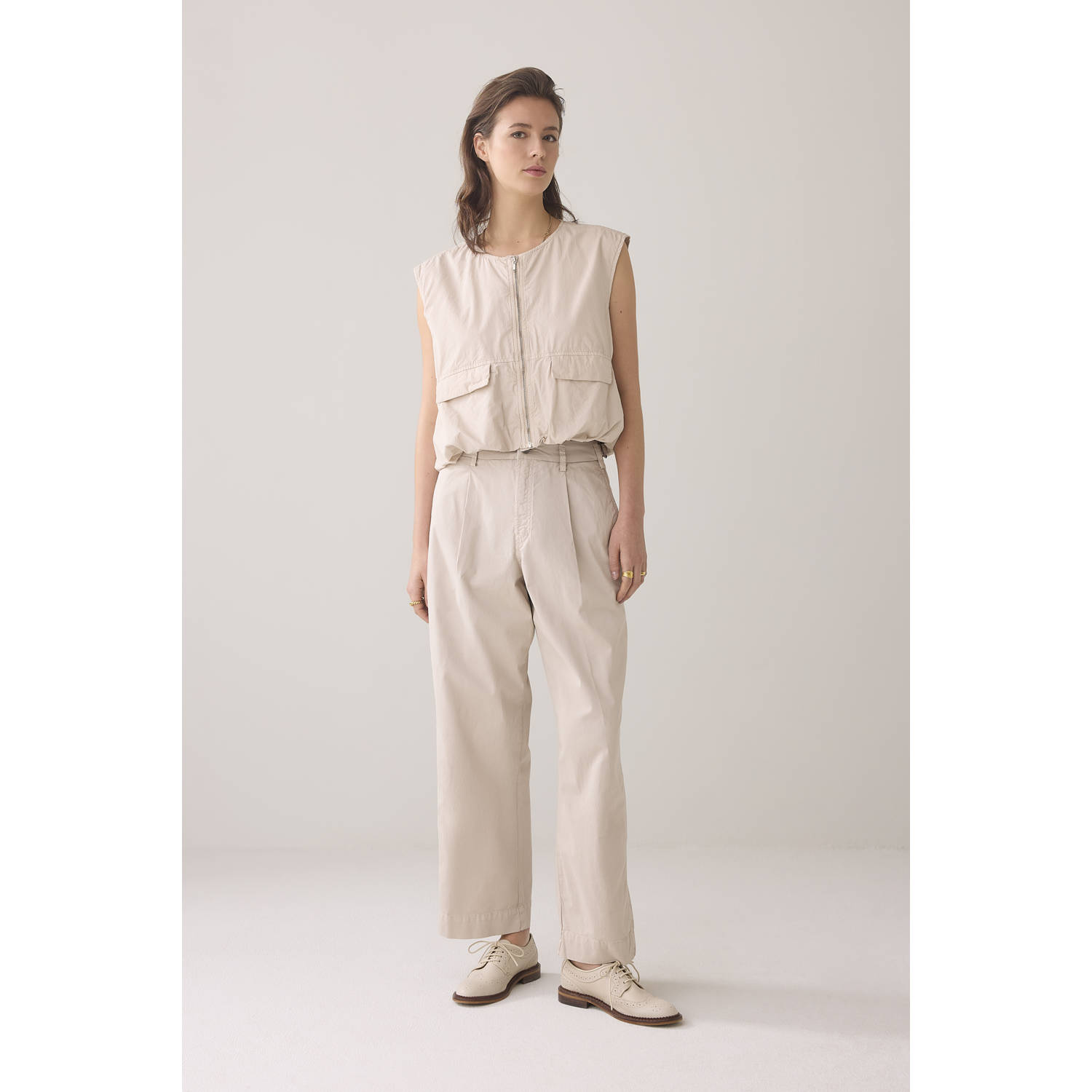 Summum regular waist chino beige