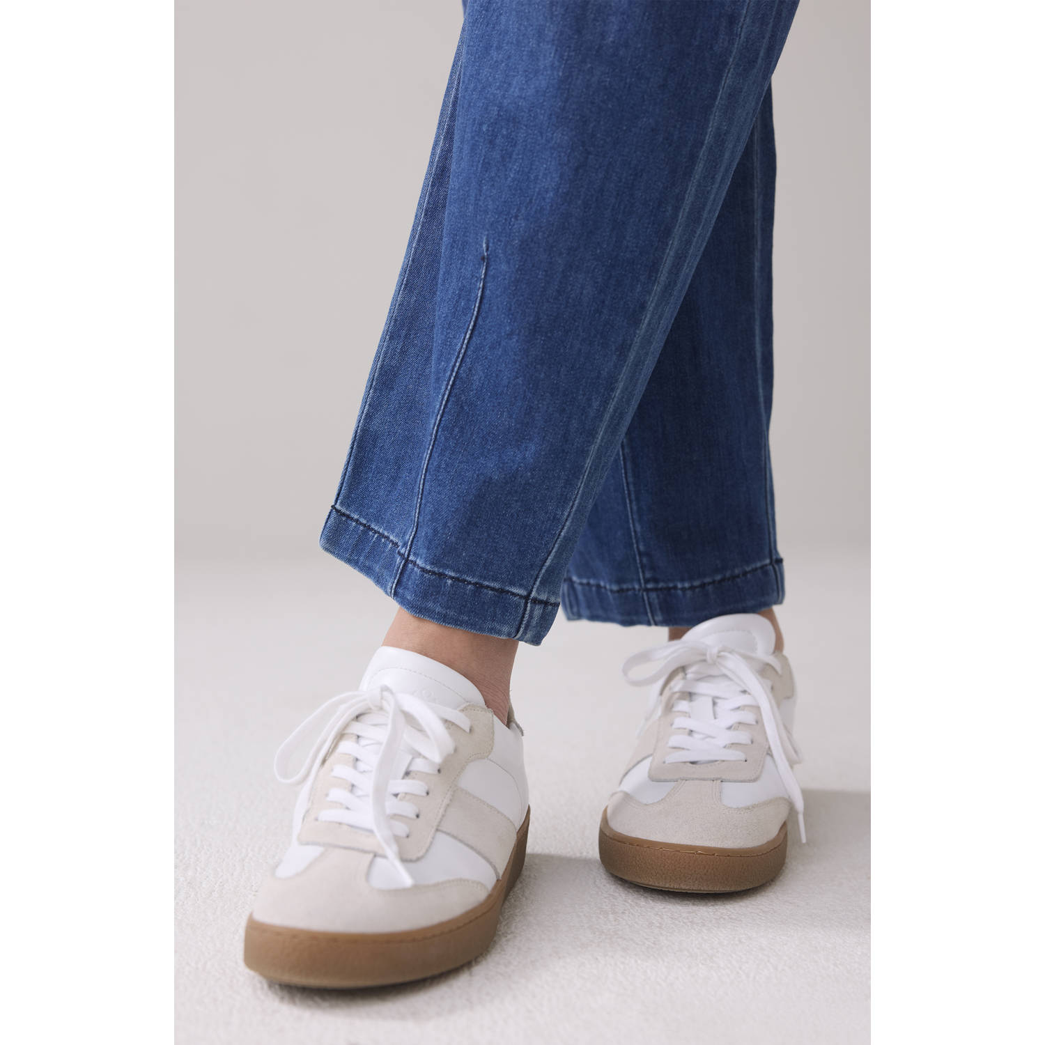Summum high waist tapered jeans dark blue denim