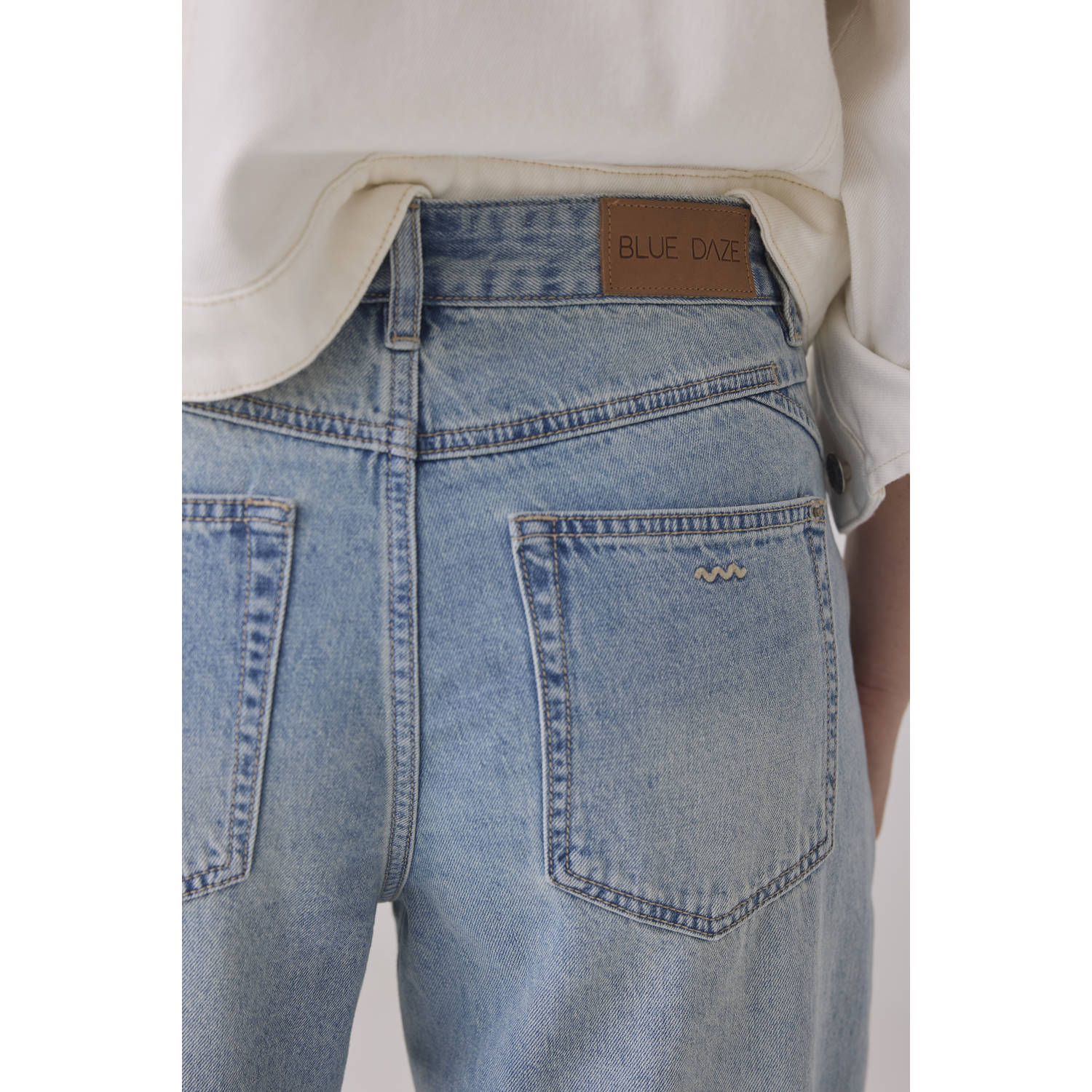 Summum high waist light blue denim