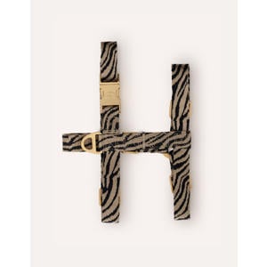 hondenharnas ZEBRA-HARNESS-BEIGE/BLACK-M