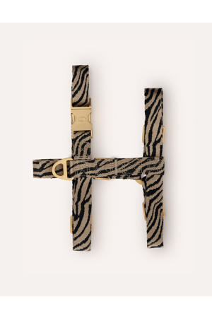 hondenharnas ZEBRA-HARNESS-BEIGE/BLACK-L