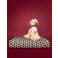 Dogguo hondenkussen  RETRO-WAVE-BED-BEIGE/BLACK-XL